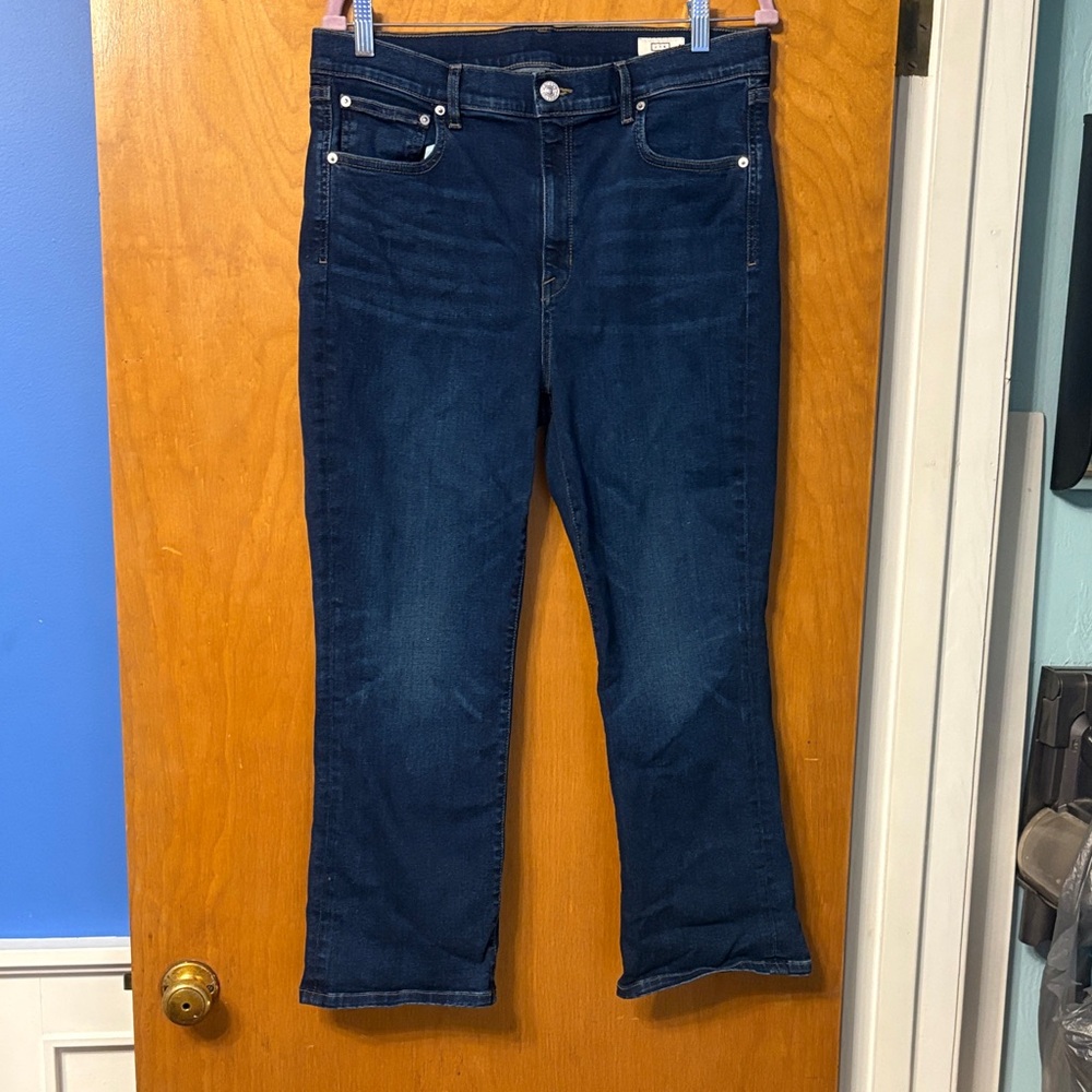 AYR Deep Blue Cropped Jeans